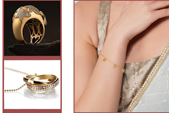 high quality jewelry and watch retouching edit for ecommerce