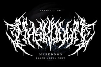 draw killer death core death metal logo