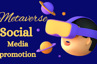 promote your metaverse cryptocurrency on twitter,  facebook and youtube