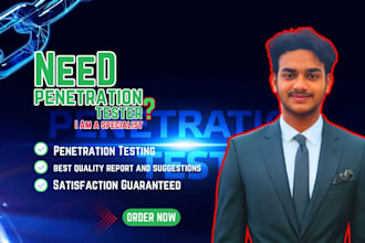 perform penetration testing, scan vulnerability and fix security issues