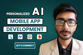 develop ai mobile app for android and ios using flutter