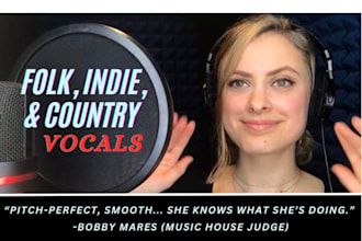 be your female folk singer, indie singer, or country singer