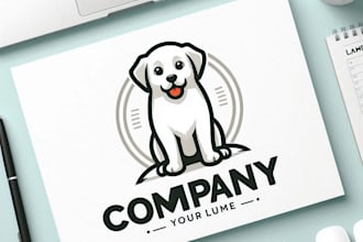 do baseball, bee and dog logo design