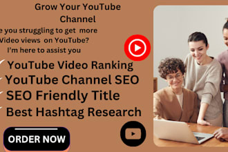 do organic youtube channel promotion video marketing yt seo channel shoutout