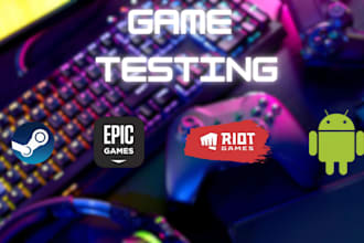 test and review your games or apps with report