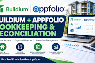 manage your buildium and appfolio bookkeeping and reconciliation