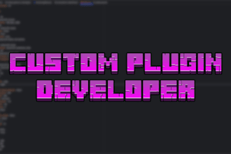 develop custom minecraft spigot or paper plugins with web dashboard