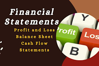 financial statements, profit and loss, income statement, cashflow, projections