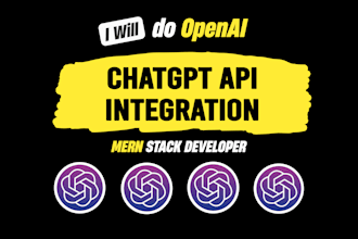 do chatgpt API integration, open ai chatbot developer