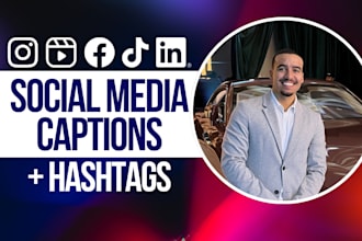 craft engaging social media captions as your copywriter