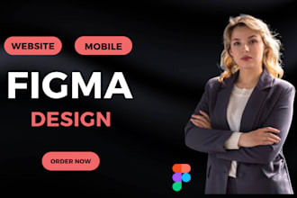 design a modern figma website design