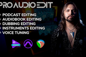edit and clean your audio at a high level