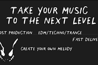 produce a custom edm or techno track for you