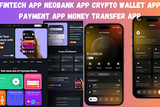 develop fintech app neobank app crypto wallet app payment app money transfer app