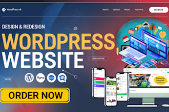 design, redesign, modern responsive wordpress website