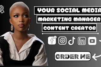 be your social media manager, content creator, instagram and linkedin marketing