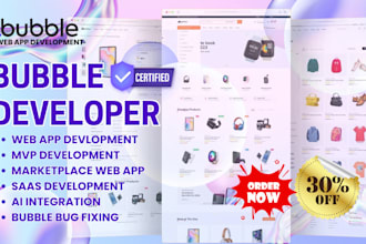 be bubble developer bubble io saas mvp marketplace adalo expert flutterflow UI