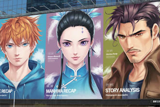 research and write a script anime manhwa and manga  recap for youtube video