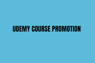 do udemy course promotion