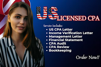 do cpa signed verification letter, comfort letter, mortgage letter income letter