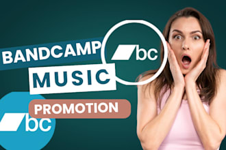do bandcamp music promotion, bandcamp followers and streamer and get engagement