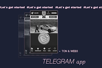 develop telegram mini apps and custom telegram web3 bots