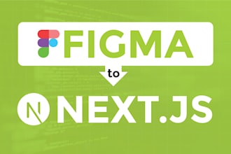 convert figma to next js responsive web app