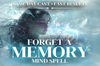 forget a memory spell, release painful past, powerful healing ritual, bad memory