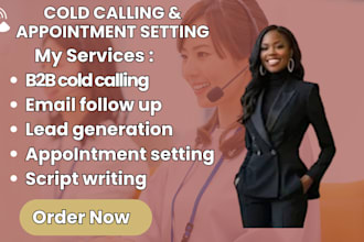 cold caller, appointment setter, set expert appointment services, usa cold call
