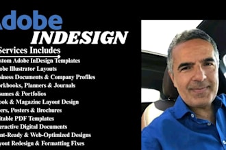do adobe indesign template for any design in adobe, indesign or illustrator
