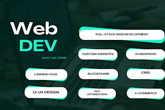 craft a bespoke, modern website that captivates visitors, drives conversi