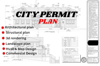 design your permit blueprint mep adu hvac  stamp landscape