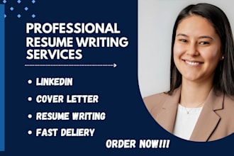 write professional ats resume writing, cover letter, design resume and CV