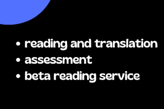 a service of beta reading
