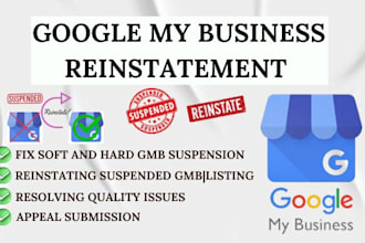gmb reinstate google my business suspension and fix gmb profile reopen
