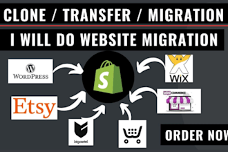 migrate to shopify website wordpress wix woocommerce migration to shopify