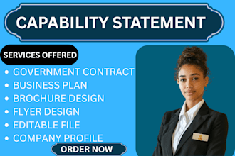 do government capability statement, capability statement