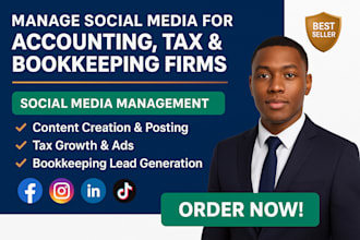 income tax, tax preparation, accounting, bookkeeping social media management