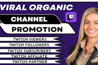 do twitch channel promotion