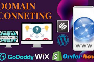 connect, fix, transfer a domain to any link or website