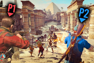 develop an online multiplayer 2d or 3d game in unity or unreal engine