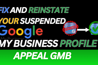 fix suspended google my business profile, appeal gmb, reinstate suspension