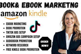 do ebook marketing booktok tiktok setup amazon ads campaign audiobook promotion