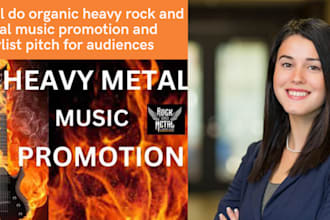 viral organic heavy rock metal music promotion and playlist pitch for audiences