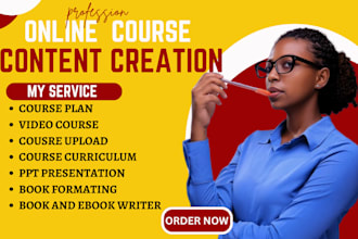 do online course content syllabus web based training course creation lesson plan