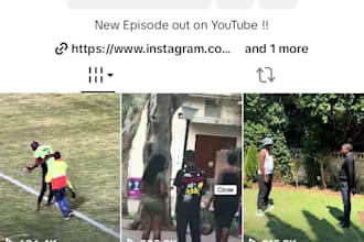 help grow your tiktok or instagram with engaging content