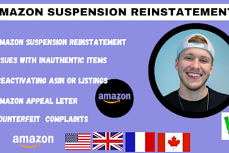 do amazon account reinstatement appeal letter and asin recovery fast