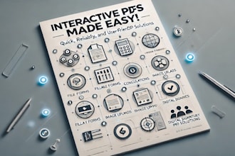 fix or create fillable PDF form or convert ms word to editable pdf