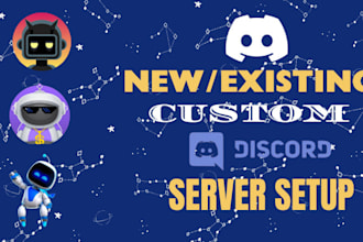 setup new and existing discord server setup, whop setup, discord server setup