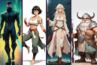 create character art and environments for your dnd world